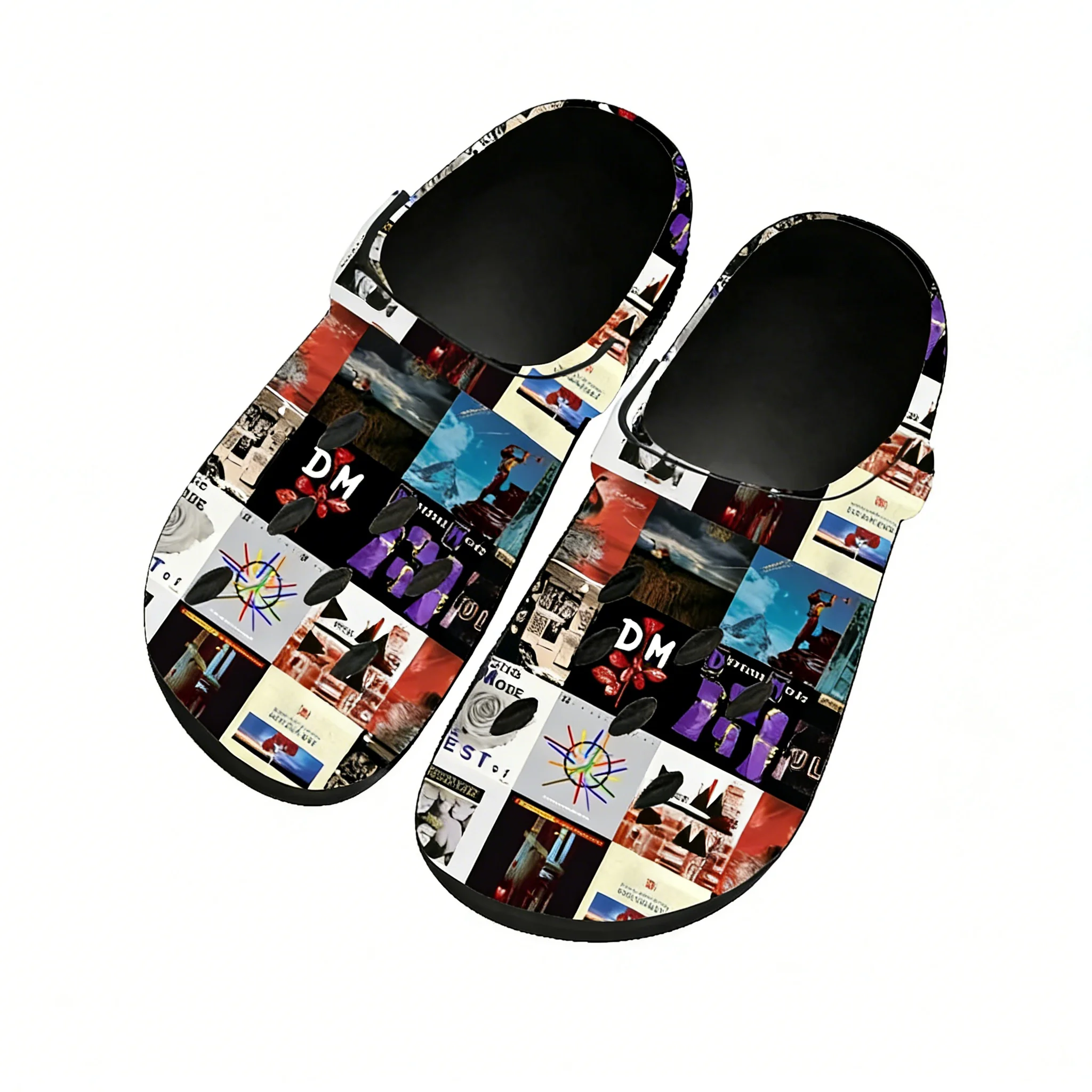 Men Shoes Black - Depeche Mode Sandals Mens Women Youth