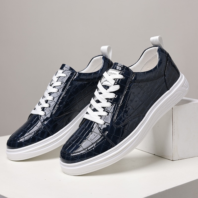 Men Shoes Formal - Classic Male Low Top Skate Shoes