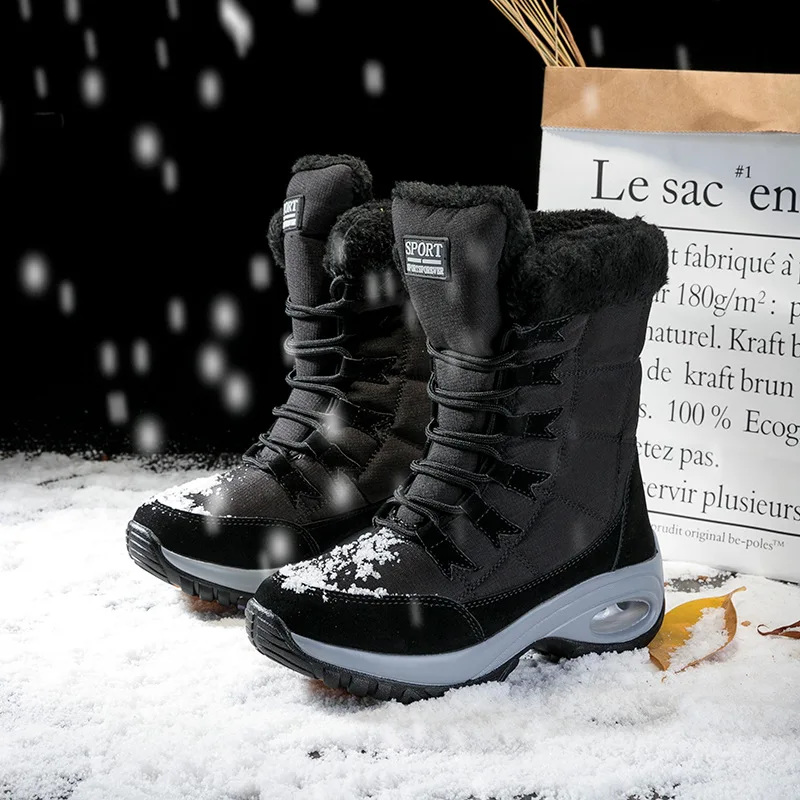 Hiking Boot Waterproof - Lace-up Comfortable Ankle Outdoor Waterproof Hiking