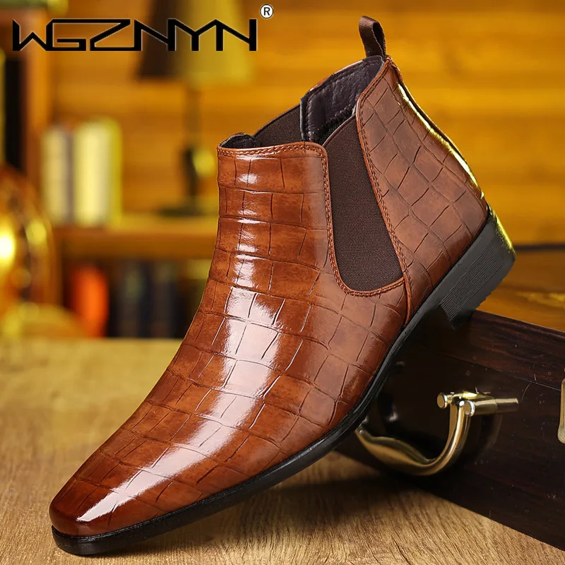 Men Shoes Formal - Luxury SIZE 39~48 Men Chelsea Boots