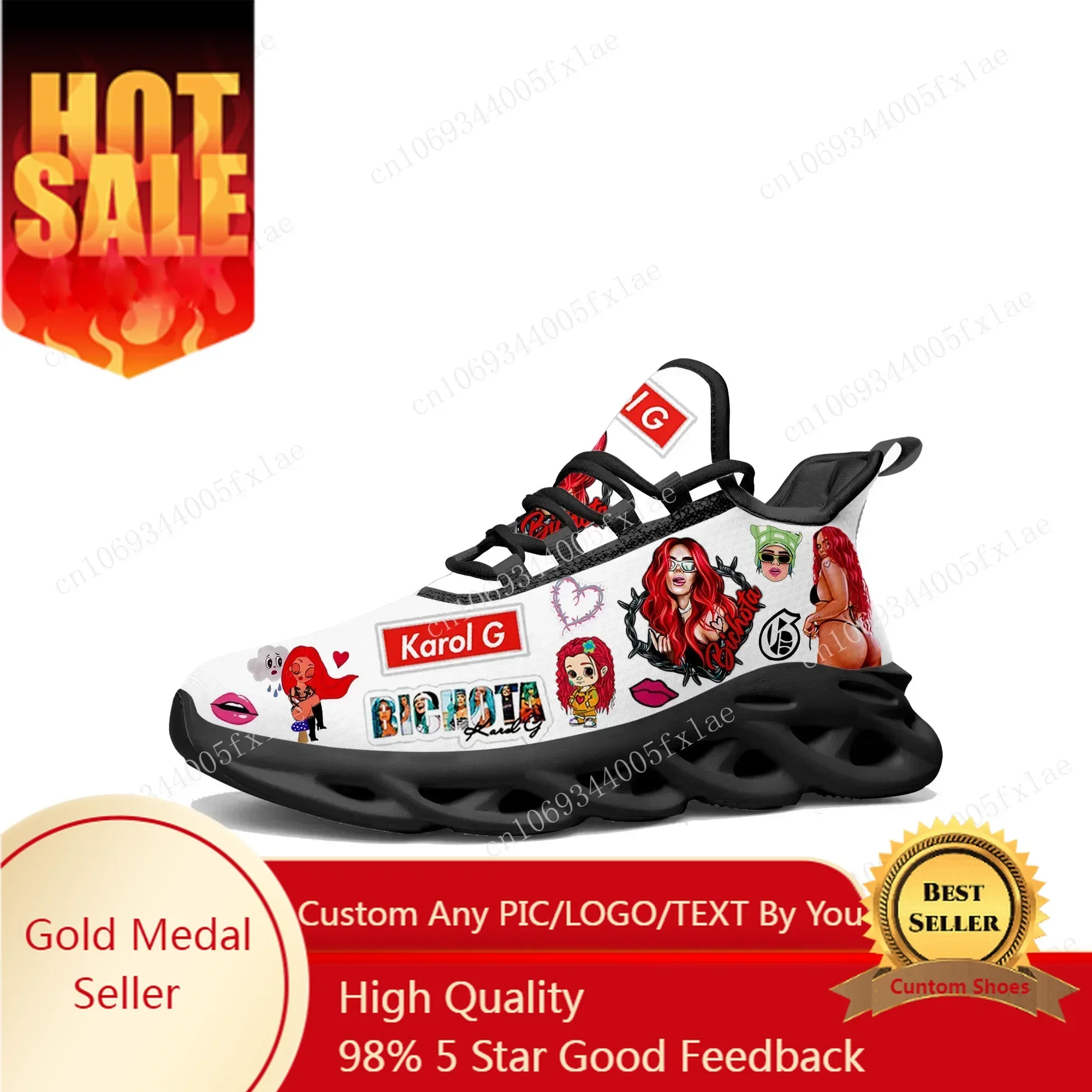 Men'S Shoes For Running - Karol G Bichota Flats Sneakers Mens