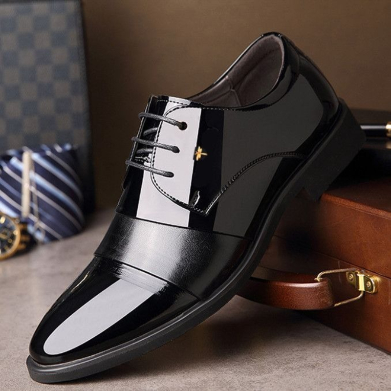 Men Shoes Formal - Mens Round Toe Youth Leather Business