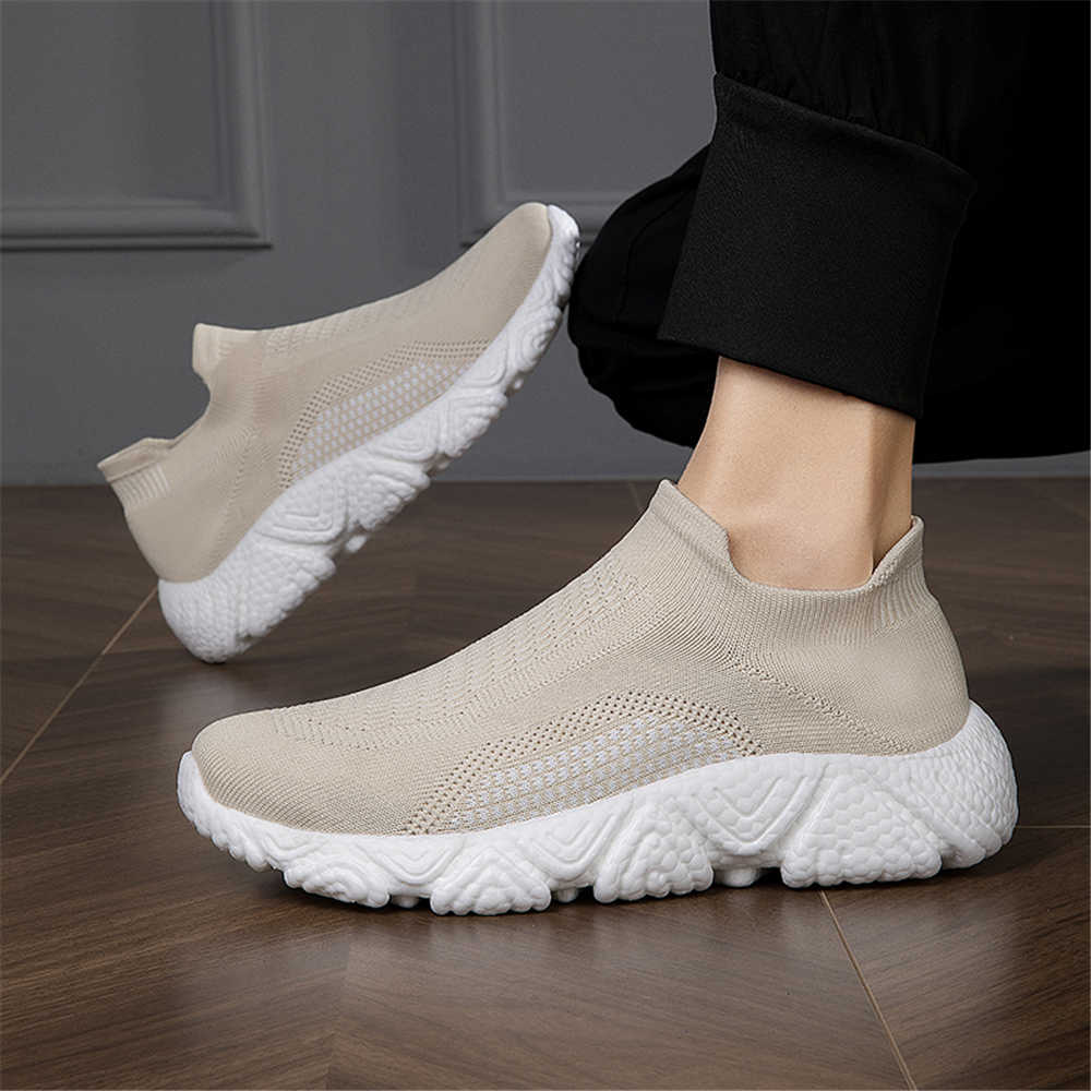 Men Shoes Runners - Flatform Appearance Increases Vintage Sneakers Flats