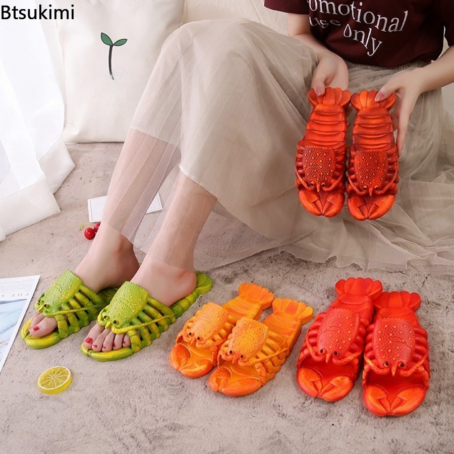 Men'S Shoes To Women'S Size - New 2026 Summer Fun Cartoon Lobster