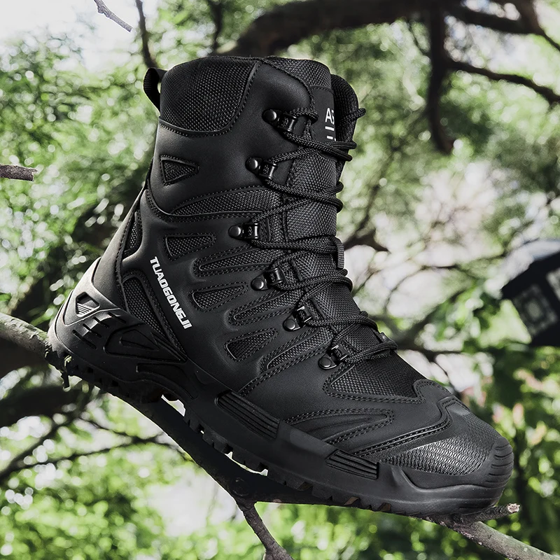 Hiking Boot Waterproof - Men's Outdoor Hiking Tactical Boots Ankle