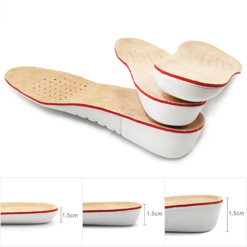 Men Shoes Outlet - 1Pair Height Increase Insole Men Woman