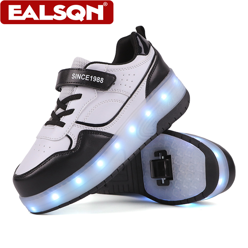 Men'S Shoes For Running - New Children's LED Light Up Roller