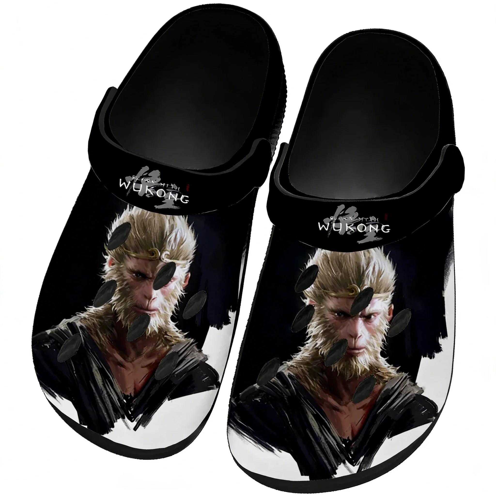 Men Shoes Black - Black Myth Wukong Sandals Women Teenager
