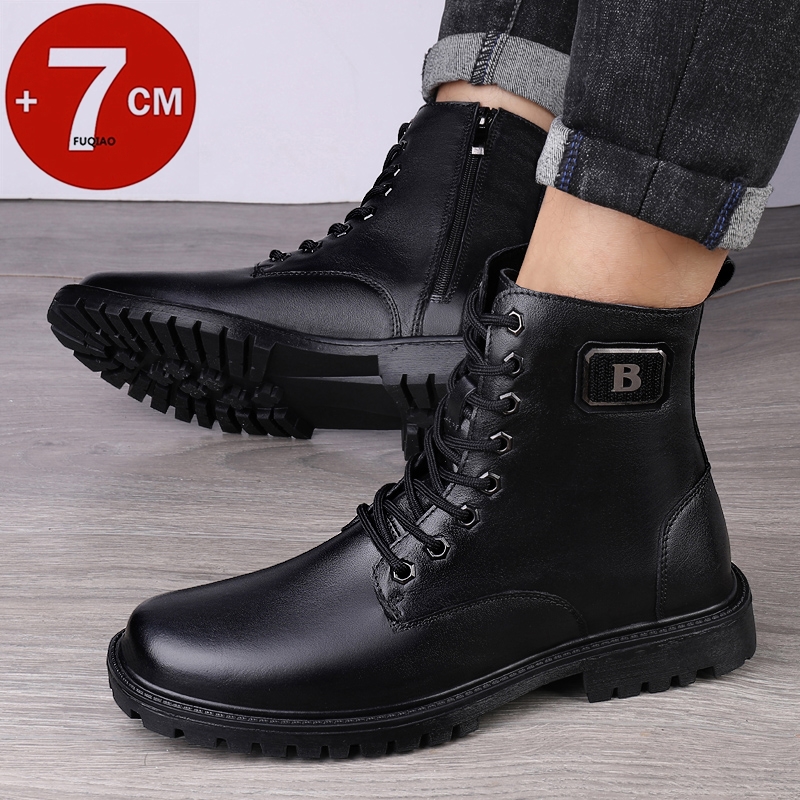 Men's Genuine Leather Elevator - Men Shoes Formal recension och pris