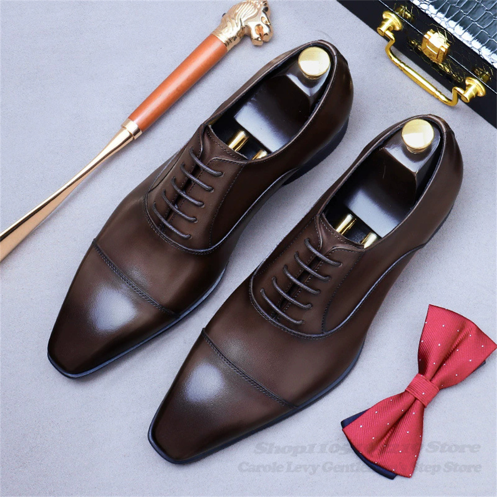 Men Oxford Leather Shoes New B - Men Shoes Formal recension och pris
