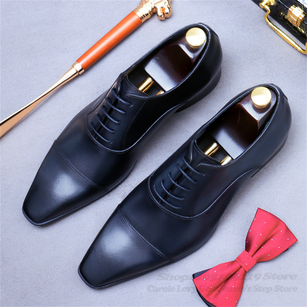Men Oxford Leather Shoes New B - Men Shoes Formal recension och pris