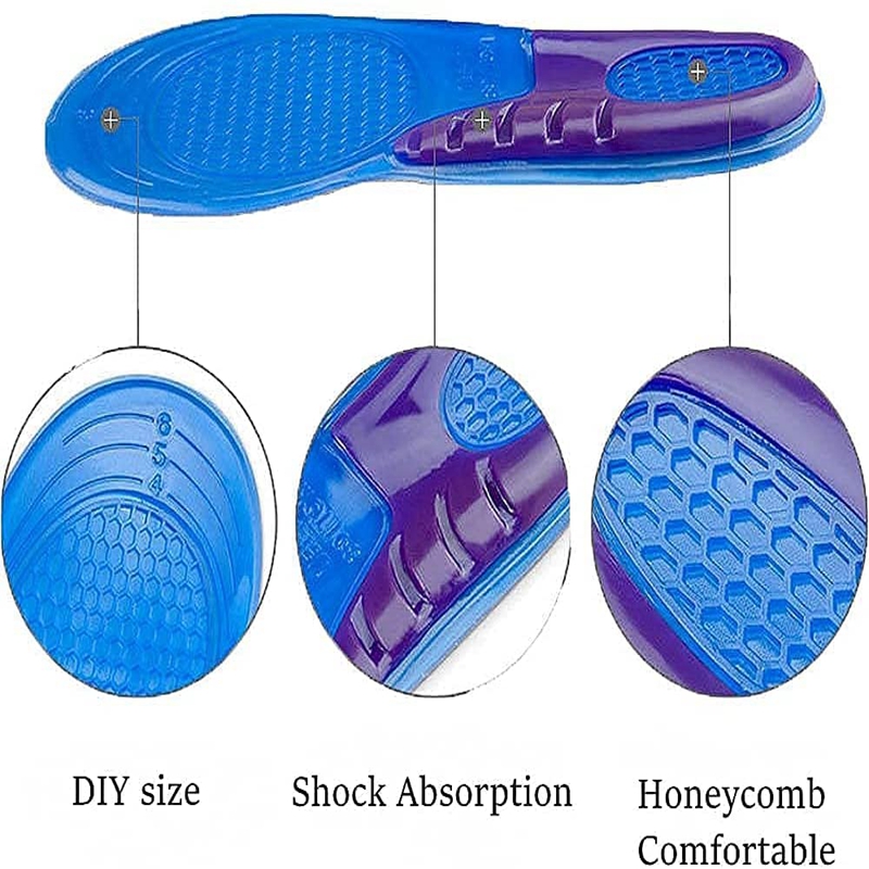 1Pair Silicone Insoles for Sho - Men Shoes Outlet recension och pris