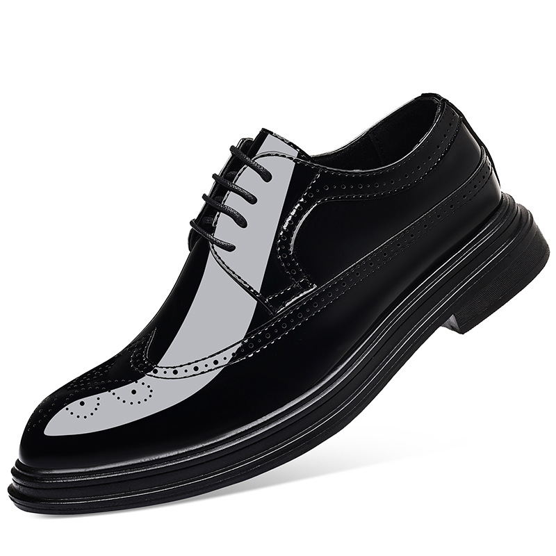 Men's Patent Leather Brogue Dr - Men Shoes Formal recension och pris