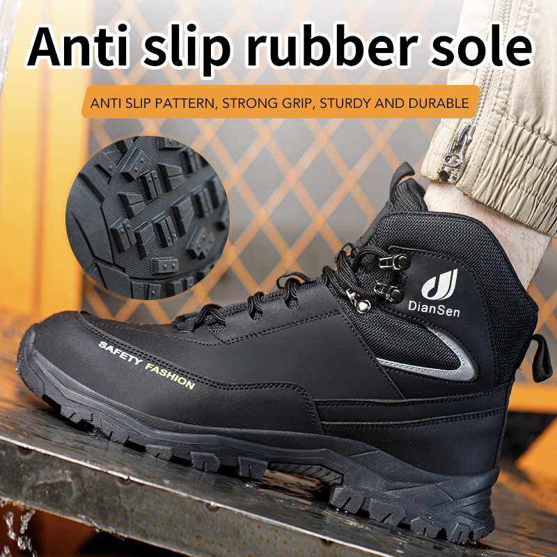 Mens Work Shoes Steel Toe Boot - Hiking Boot Waterproof recension och pris