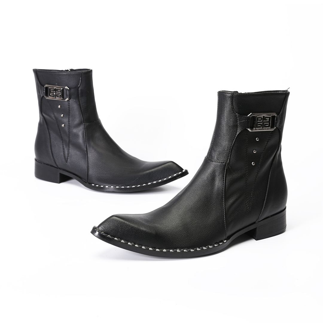 fashion black pointed toe men  - Men Shoes Formal recension och pris