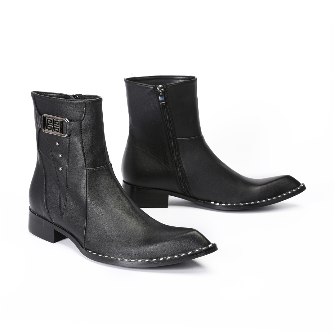 fashion black pointed toe men  - Men Shoes Formal recension och pris