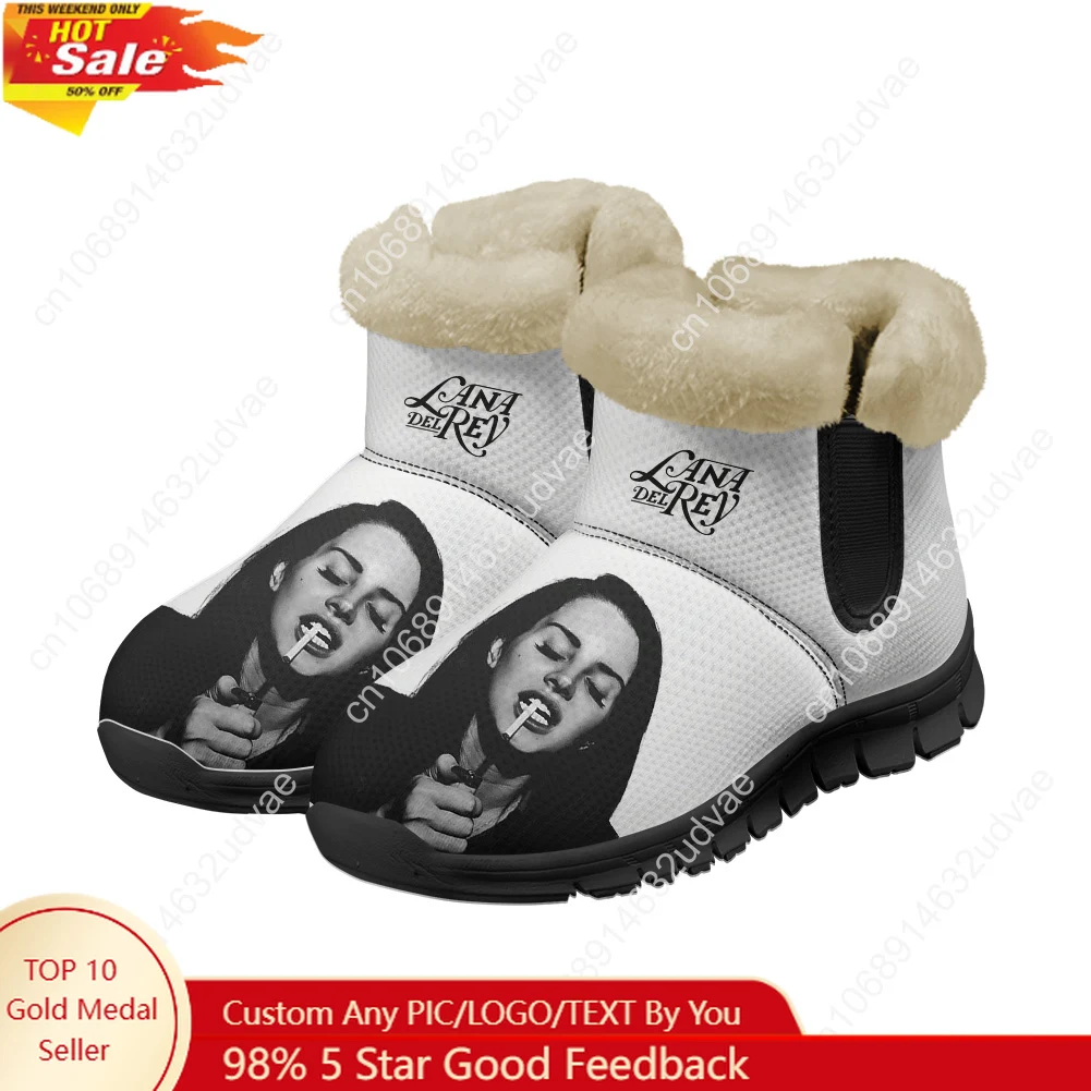 Lana Del Rey Singer Plush Shoe - Men Shoes Black recension och pris
