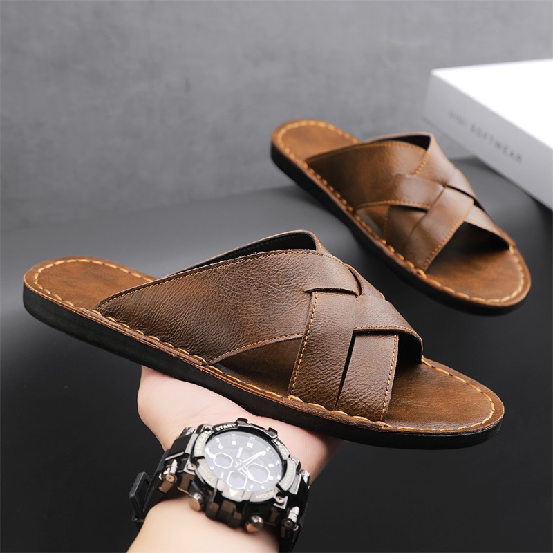 Genuine Leather Men Casual San - Men'S Shoes Business Casual recension och pris
