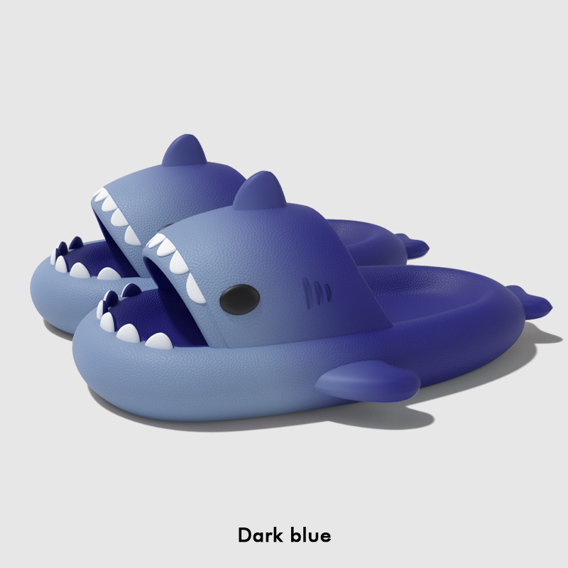 Cute Cartoon Shark Slippers Fo - Men'S Shoes In Style recension och pris