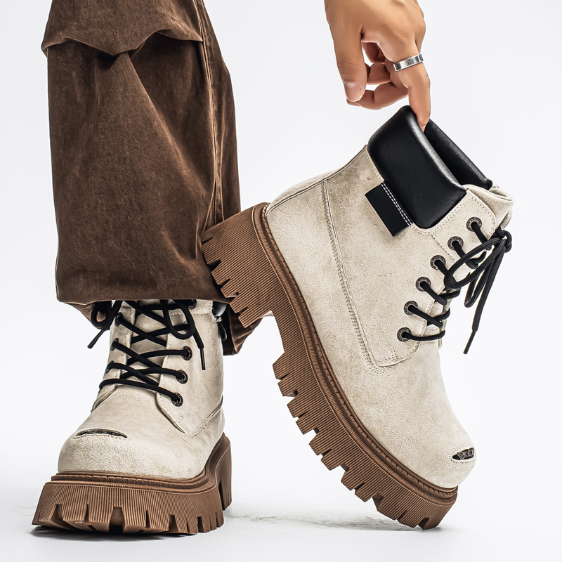 Classic High Top Boots Outdoor - Men'S Shoes Business Casual recension och pris
