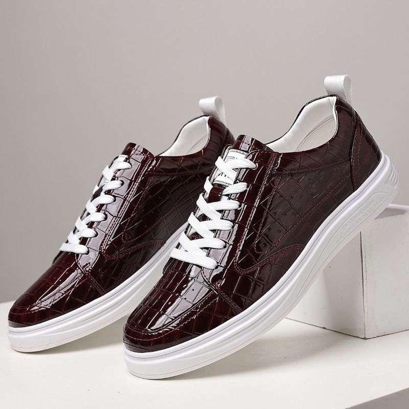 Classic Male Low Top Skate Sho - Men Shoes Formal recension och pris