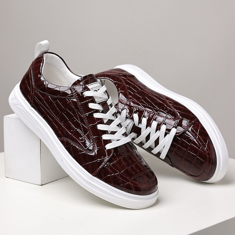 Classic Male Low Top Skate Sho - Men Shoes Formal recension och pris
