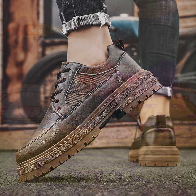 Dark Natural Leather Fashion T - Men Shoes Most Expensive recension och pris