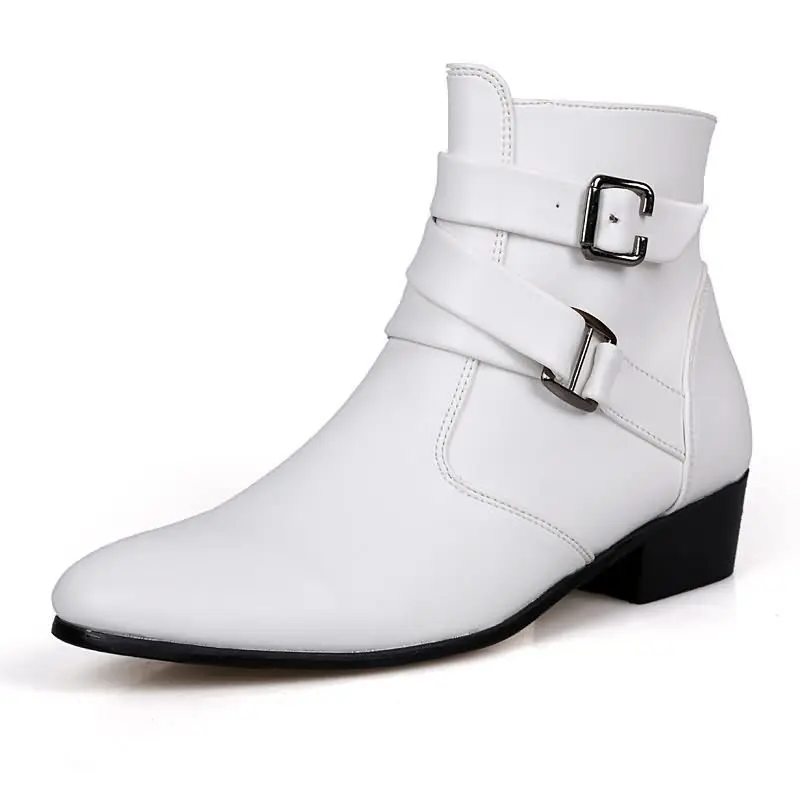New Men's Boots Leather Chelse - Men Shoes Formal recension och pris