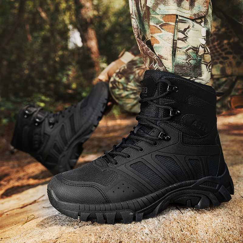 Men Tactical Boots Lace Up Des - Hiking Boot Waterproof recension och pris