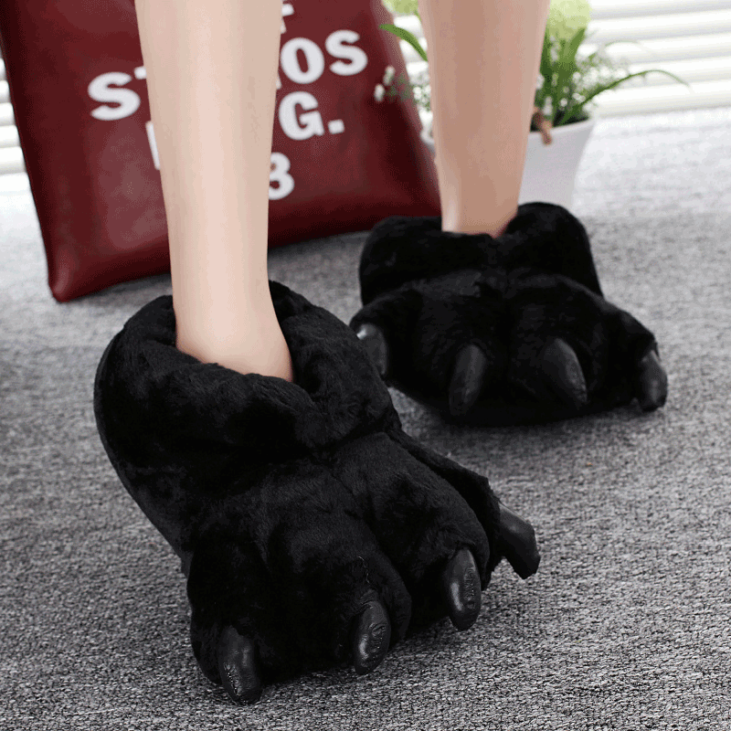 Size 35-43 Black Animal Paw Sh - Men Shoes Black recension och pris