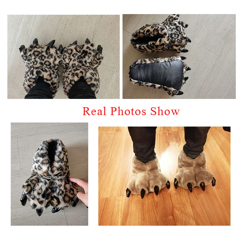 Size 35-43 Black Animal Paw Sh - Men Shoes Black recension och pris
