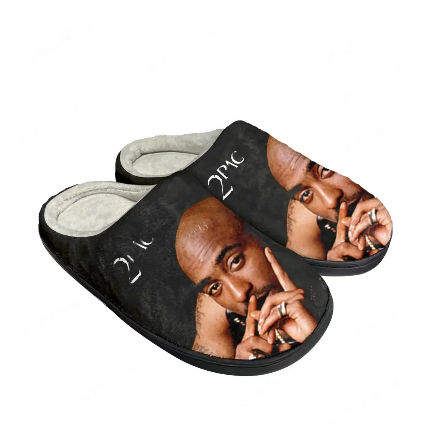 2Pac Hip Hop Rapper Tupac Pop  - Men Shoes Black recension och pris