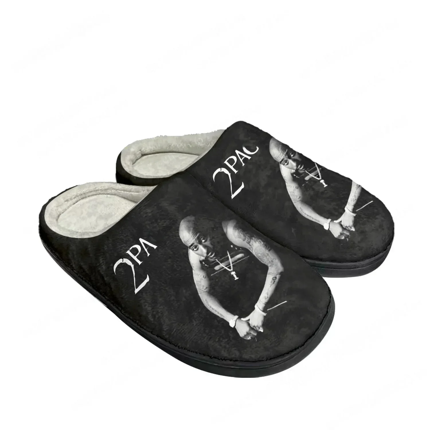 2Pac Hip Hop Rapper Tupac Pop  - Men Shoes Black recension och pris