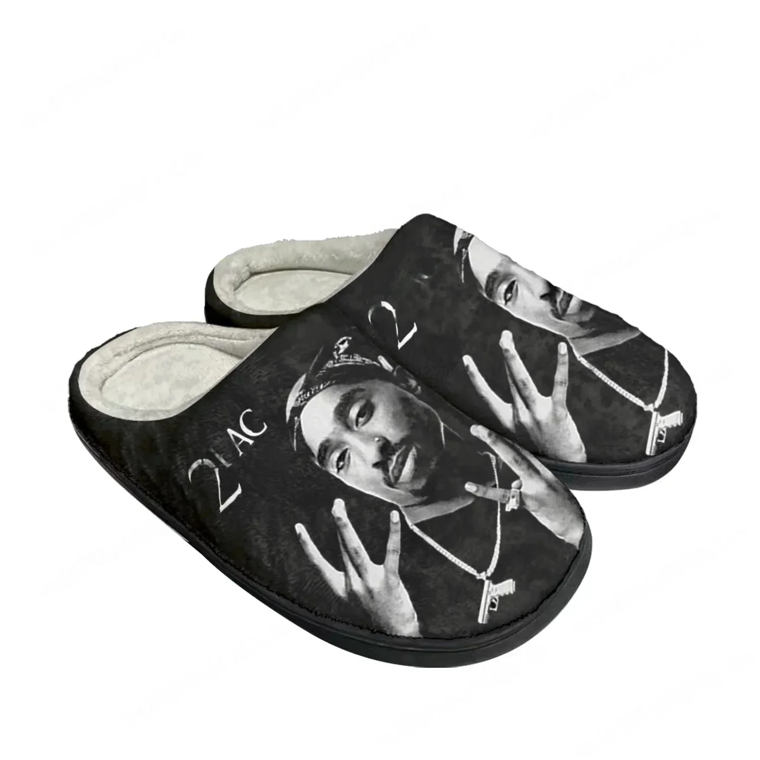2Pac Hip Hop Rapper Tupac Pop  - Men Shoes Black recension och pris