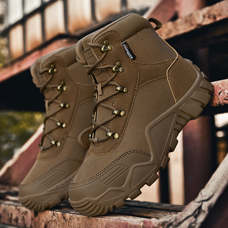 Men Tactical Shoes Outdoor Cli - Hiking Boot Waterproof recension och pris