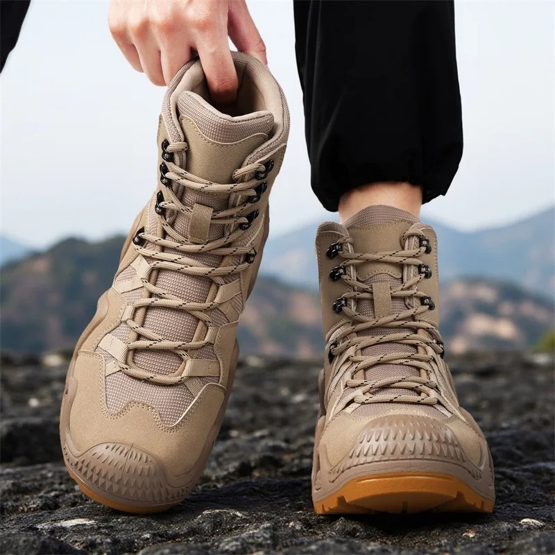 Men Tactical Boots Lace Up Bra - Hiking Boot Waterproof recension och pris