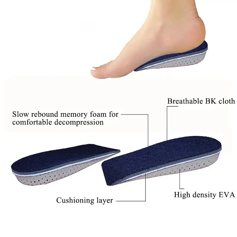 Invisible Heel Lift Half Insol - Men Shoes Outlet recension och pris