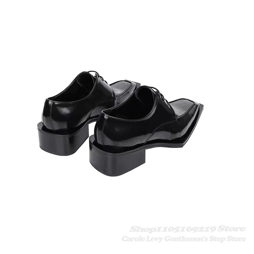 Black Patent Leather Men 4Cm H - Men Shoes Formal recension och pris