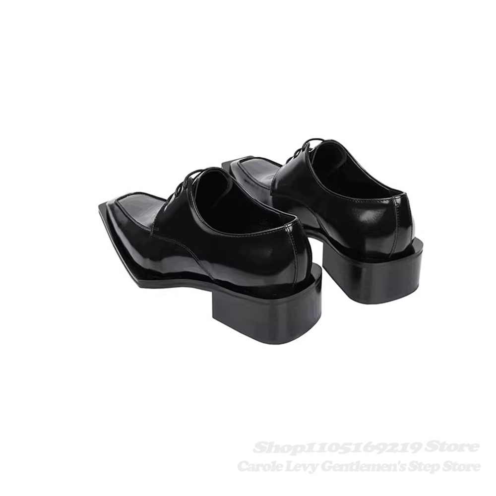 Black Patent Leather Men 4Cm H - Men Shoes Formal recension och pris