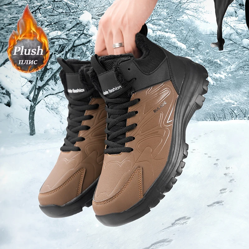 ELUVA Men Snow Boots Waterproo - Hiking Boot Waterproof recension och pris