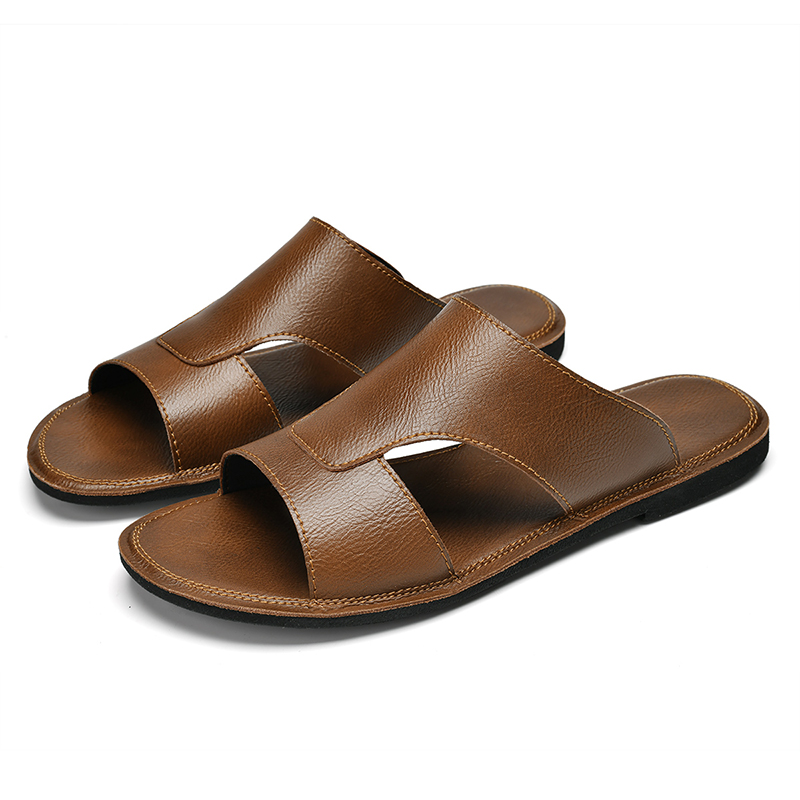Men Black Brown Flat Heel PU O - Men Shoes Black recension och pris