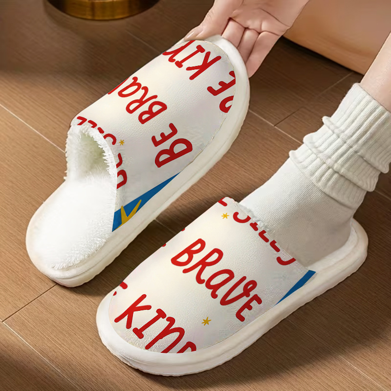 Kind Quote Luxury Plush Slippe - Men Shoes Kinds recension och pris