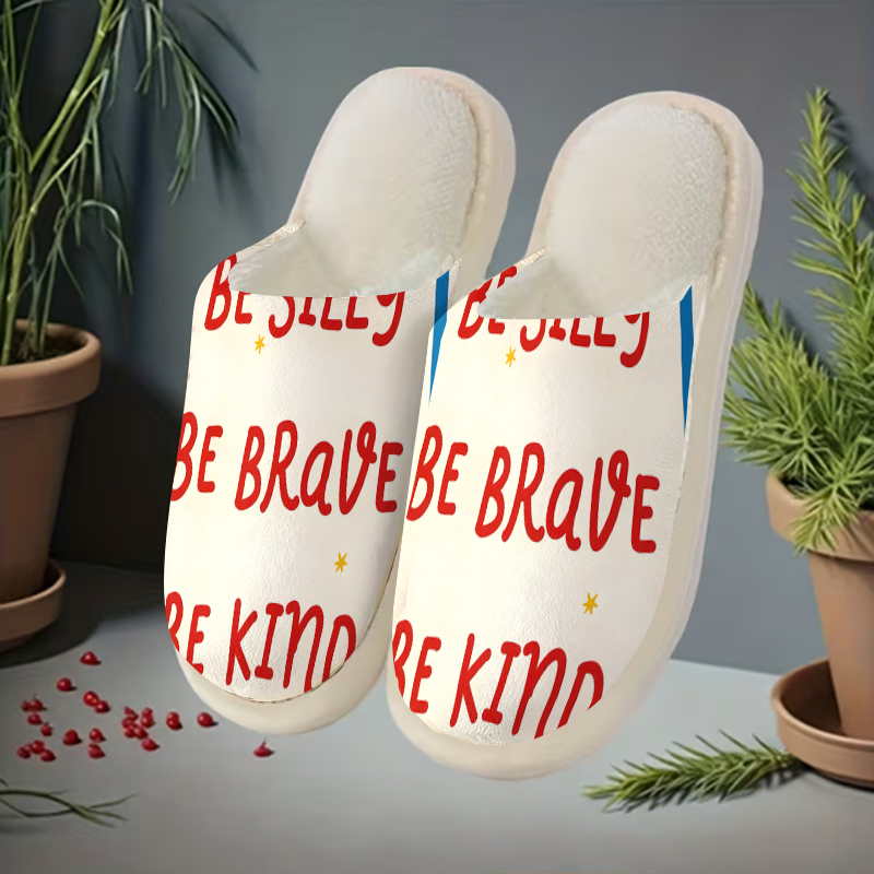 Kind Quote Luxury Plush Slippe - Men Shoes Kinds recension och pris