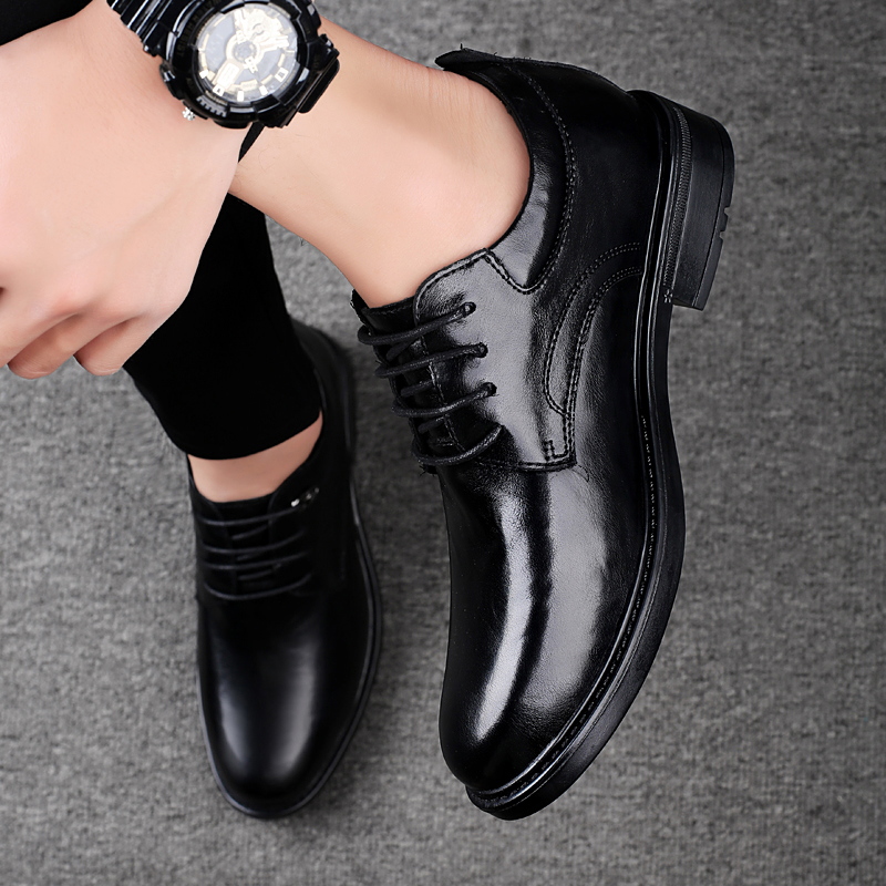 Leather Casual Elevator Shoes  - Men Shoes Formal recension och pris